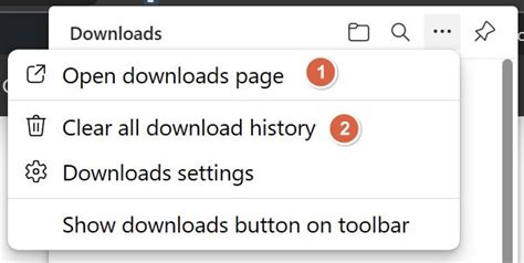 In the General panel, find the <strong>Downloads</strong> section under Files. . My downloads history